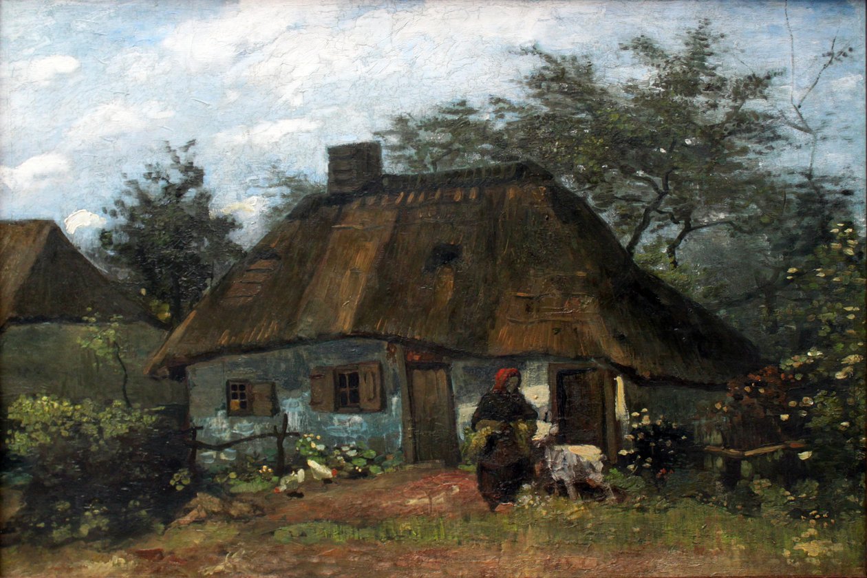 Parasztház Nuenenben (La Chaumiére) alkotó: Vincent van Gogh