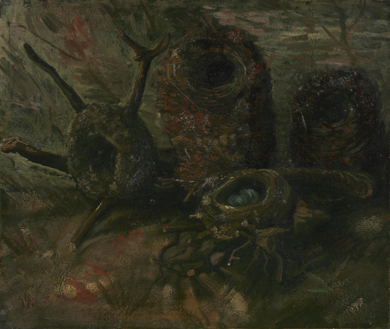 Madárfészkek alkotó: Vincent van Gogh