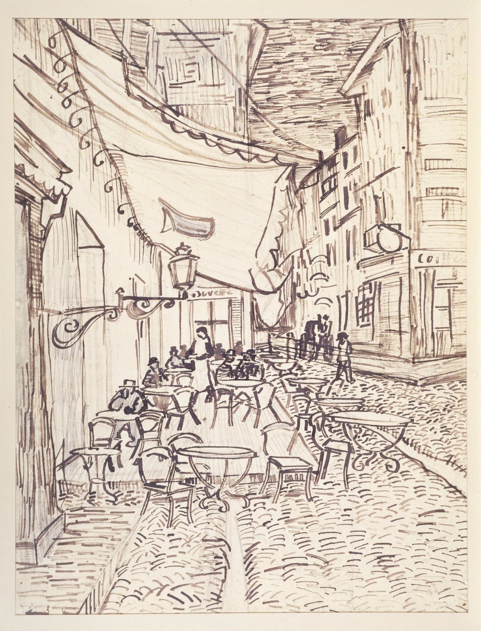 Kávézó terasz éjszaka alkotó: Vincent van Gogh