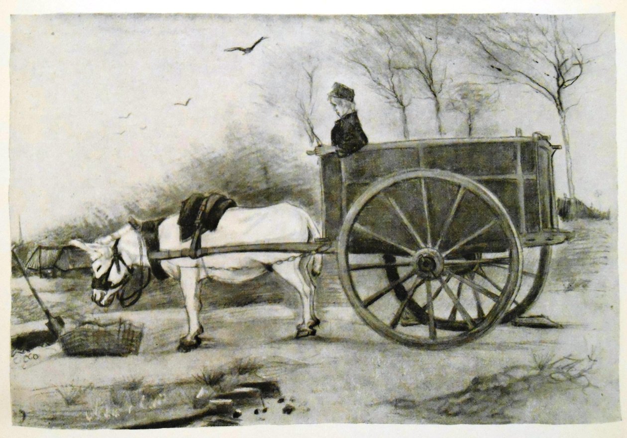 Szamárkocsi alkotó: Vincent van Gogh