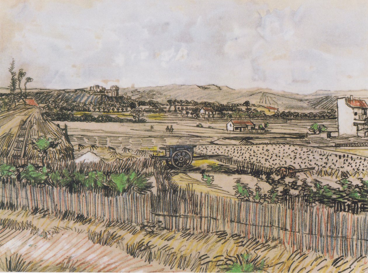 Szüret Provence-ban alkotó: Vincent van Gogh