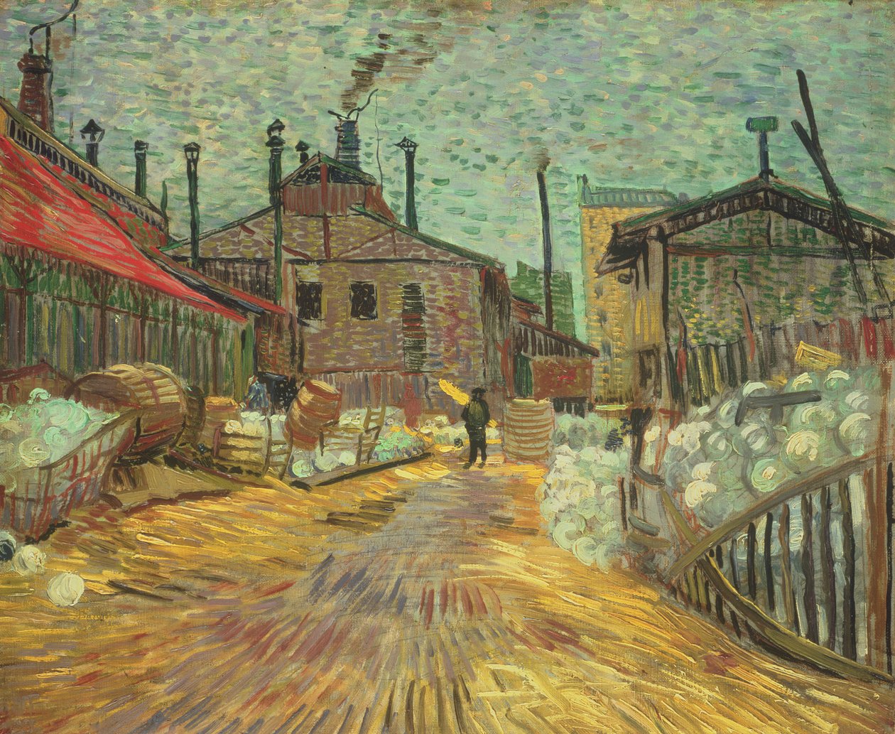 Gyárak, 1887 alkotó: Vincent van Gogh