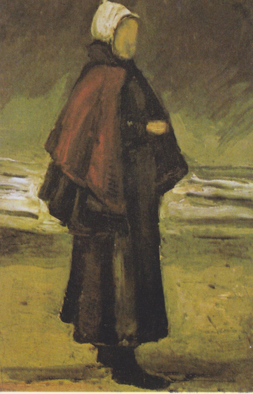 Halásznő a tengerparton alkotó: Vincent van Gogh