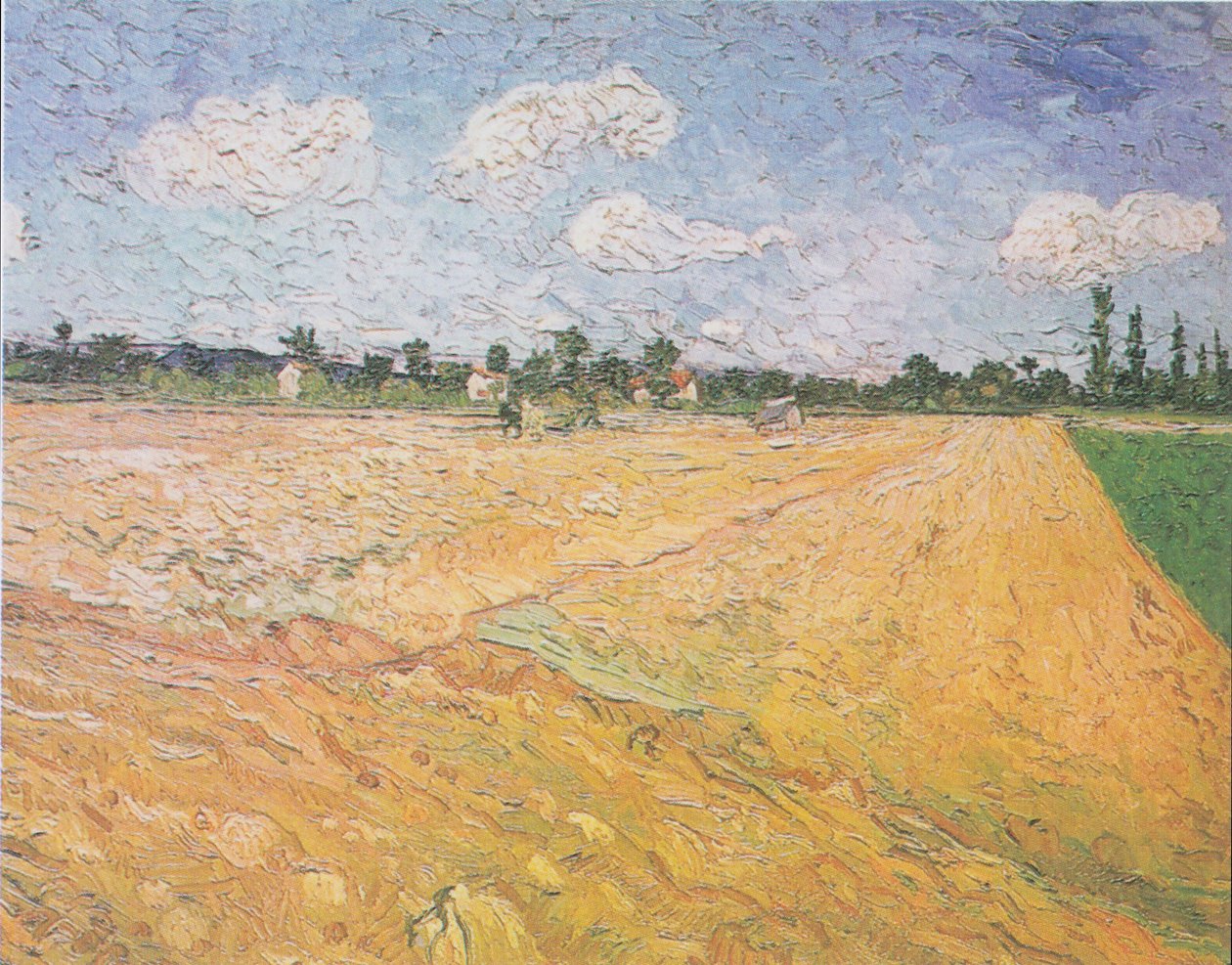 Szántott mező alkotó: Vincent van Gogh