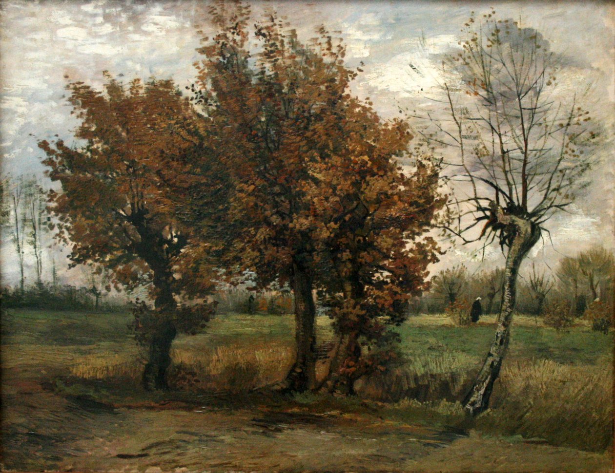 Őszi táj négy fával alkotó: Vincent van Gogh