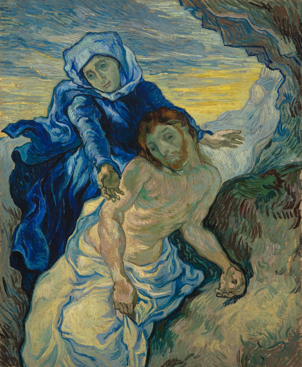 Pieta, 1890 alkotó: Vincent van Gogh
