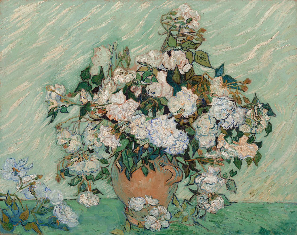 Rózsák, 1890 alkotó: Vincent van Gogh