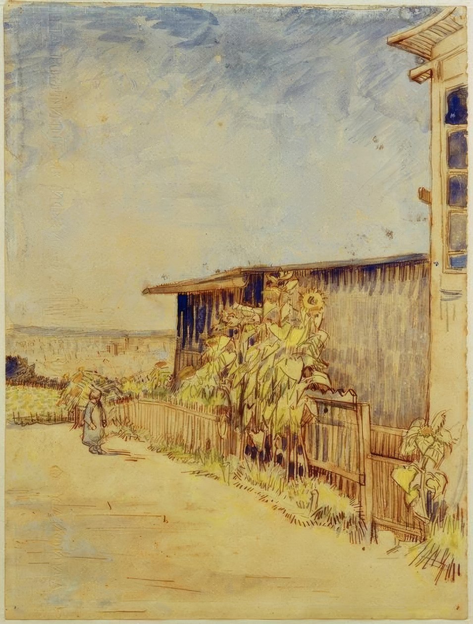 Napraforgós fészer alkotó: Vincent van Gogh