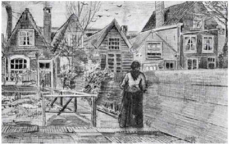 Siens Anyák Háza alkotó: Vincent van Gogh
