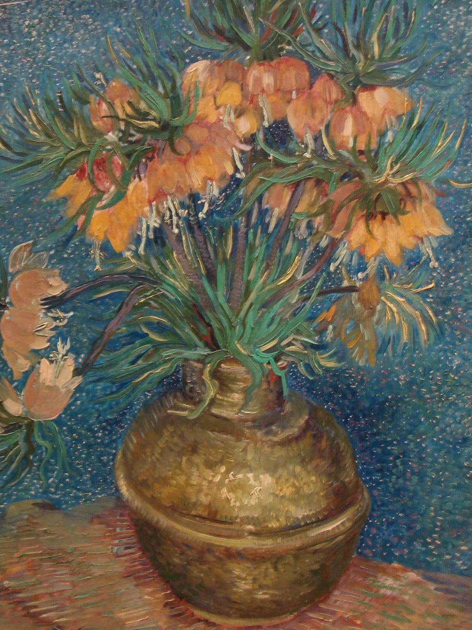Csendélet császári koronákkal, bronz vázában alkotó: Vincent van Gogh