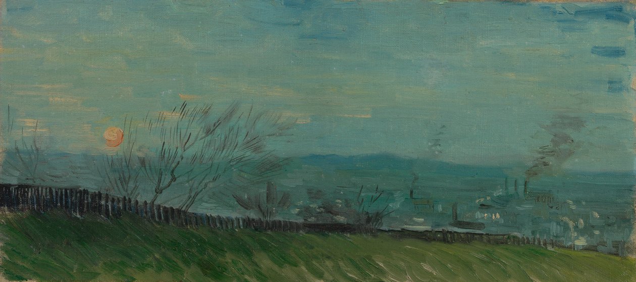 Naplemente a Montmartre-ban alkotó: Vincent van Gogh