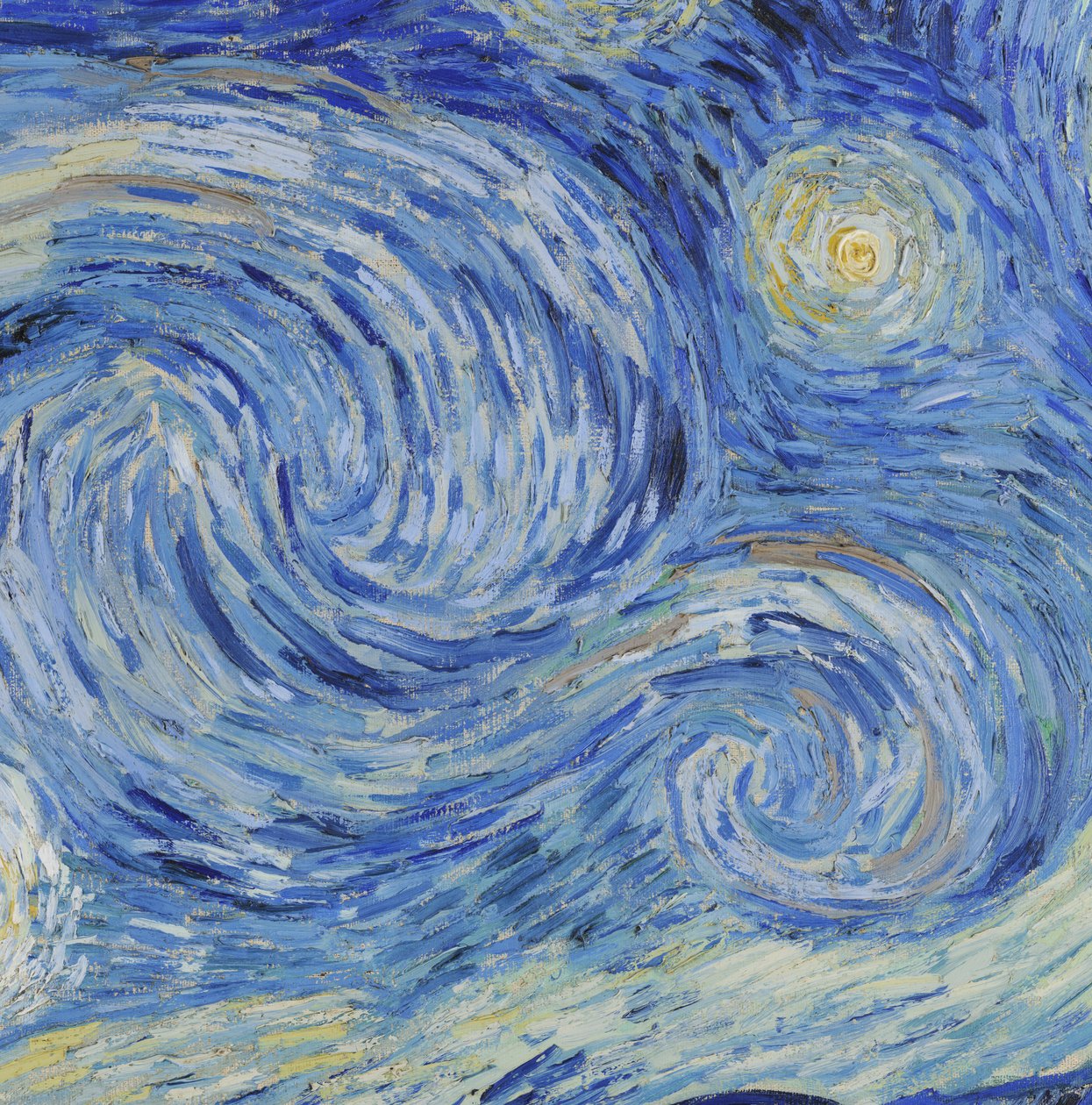 Csillagos éjszaka, 1889. június alkotó: Vincent van Gogh