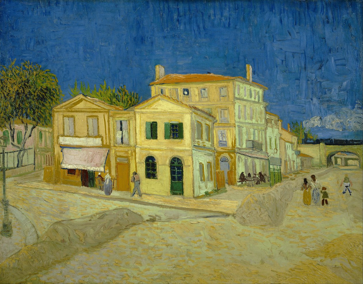 A sárga ház ("Az utca") alkotó: Vincent van Gogh
