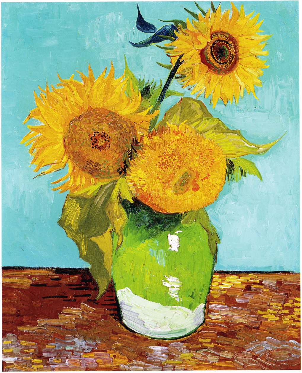 Három napraforgó alkotó: Vincent van Gogh