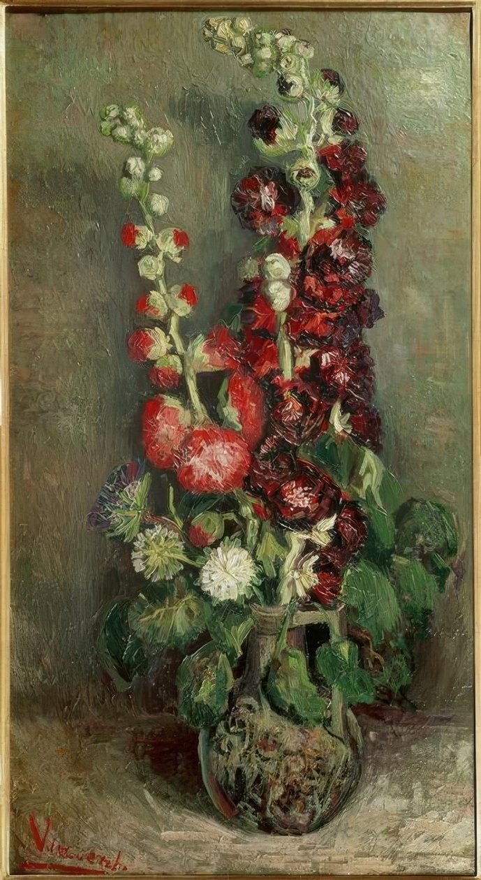 Rózsa mályva váza alkotó: Vincent van Gogh