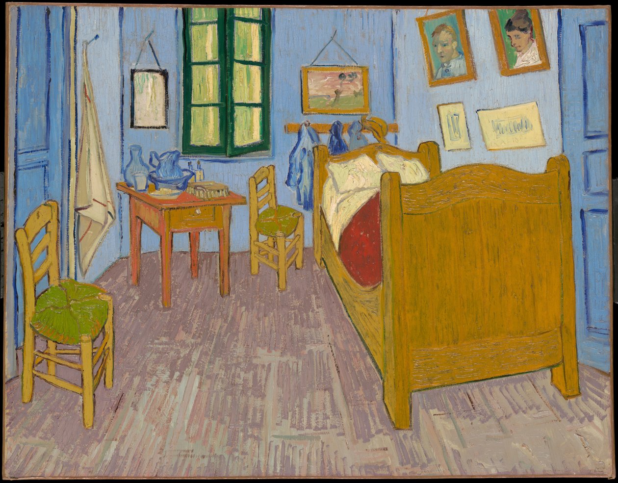 Vincent van Gogh hálószobája Arles -ban alkotó: Vincent van Gogh