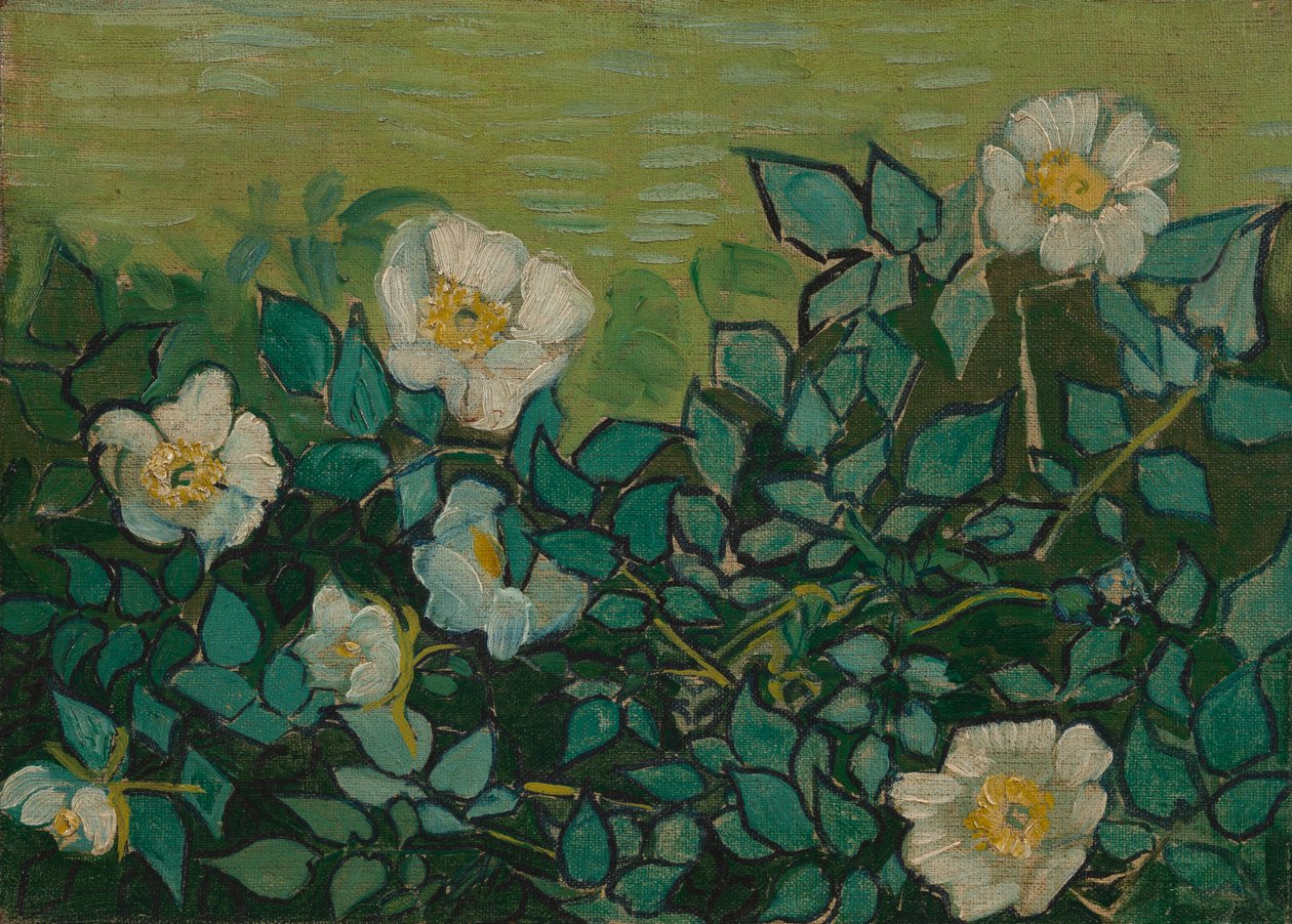 Vadrózsák alkotó: Vincent van Gogh