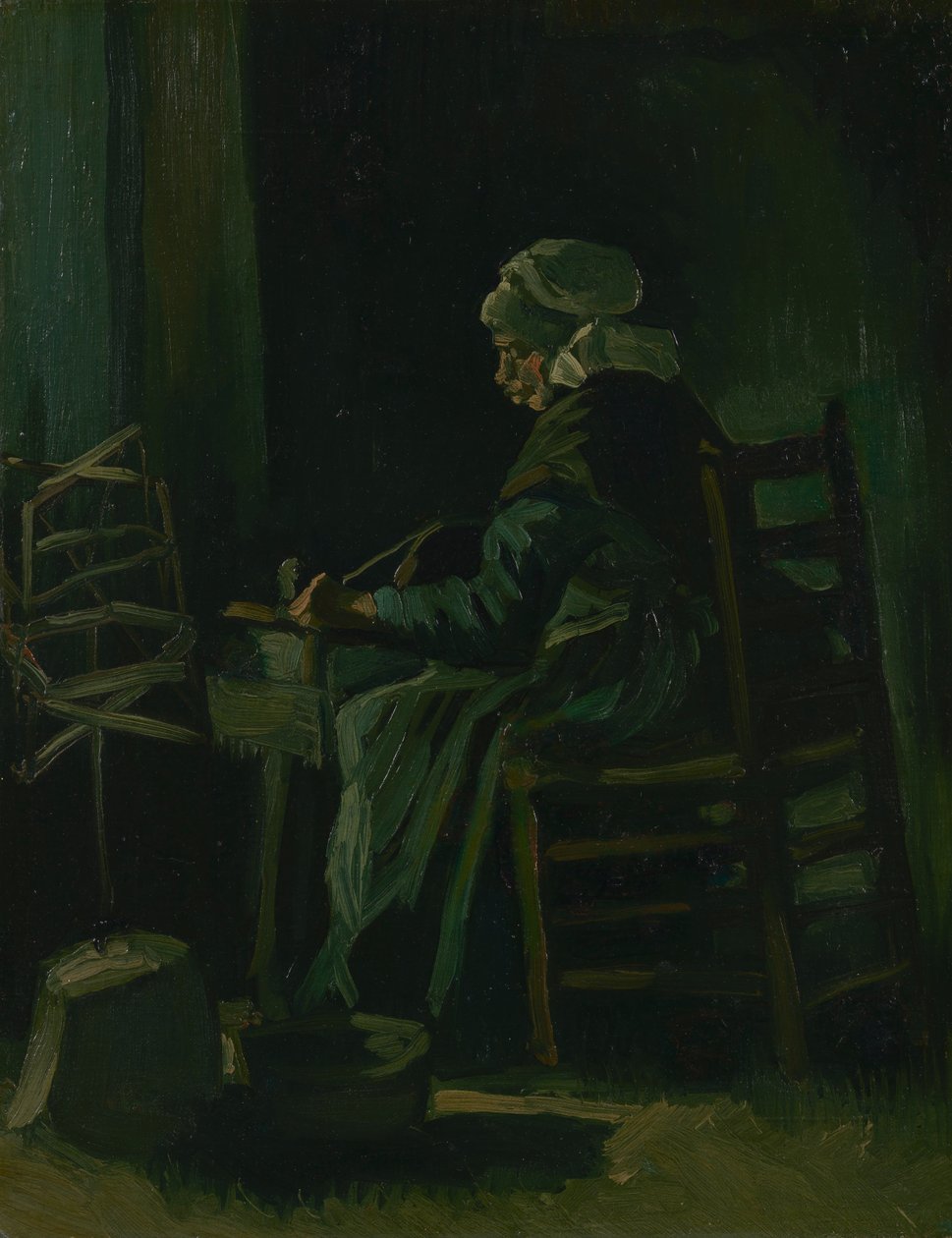 Nő tekercselő fonal alkotó: Vincent van Gogh