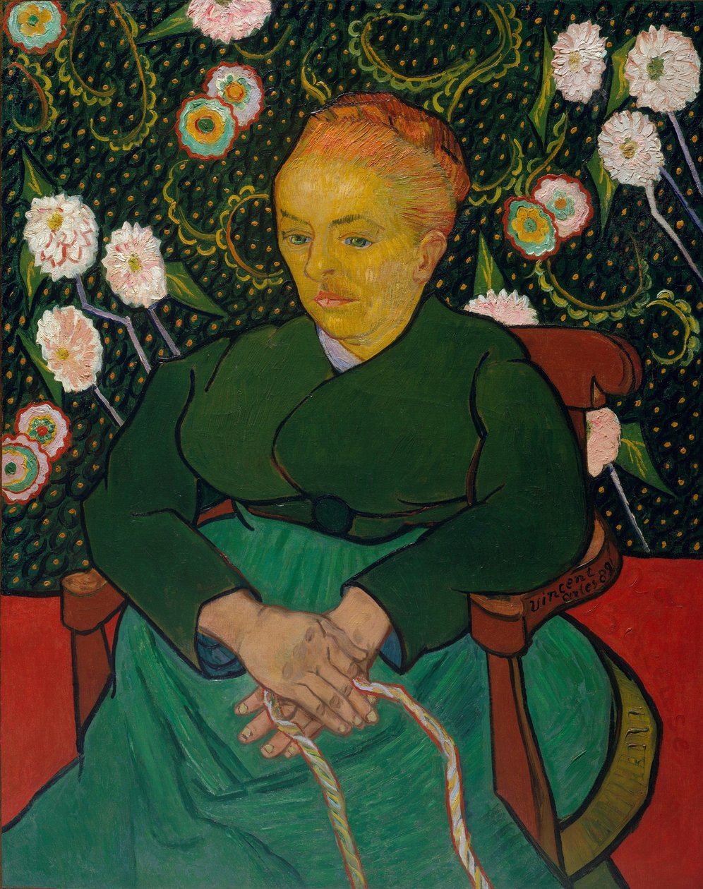 Bölcsőt ringató nők, Augustine-Alex Pellicot Roulin, 1851-1930 alkotó: Vincent van Gogh