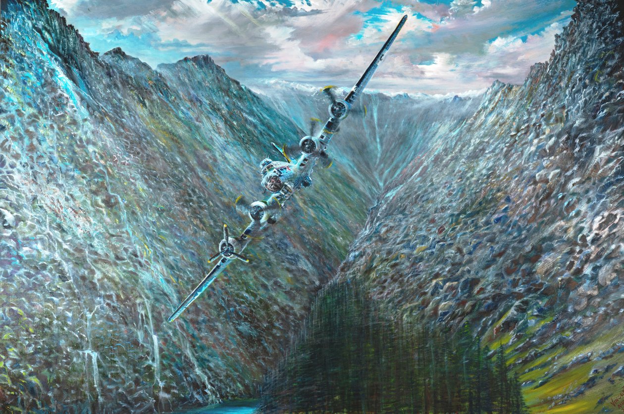 B17G Swiss Landing 2, 2021 alkotó: Vincent Alexander Booth