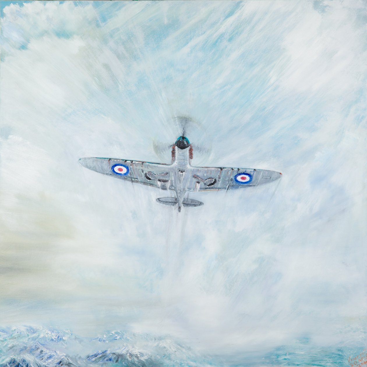 Spitfire Ace of Spades, 2016, alkotó: Vincent Alexander Booth