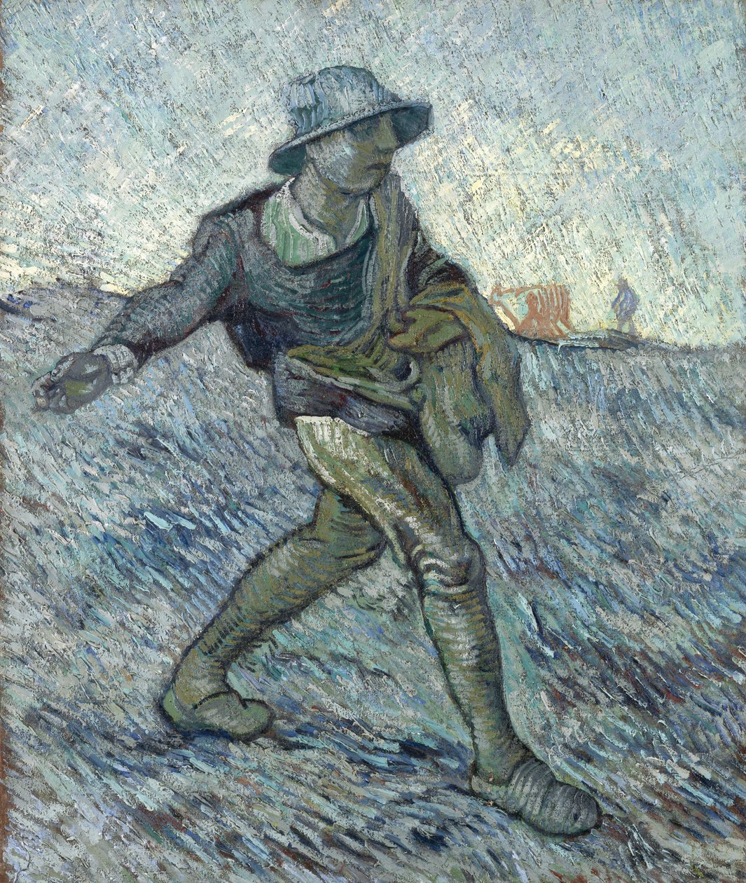 A magvető köles után, 1890. alkotó: Vincent van Gogh