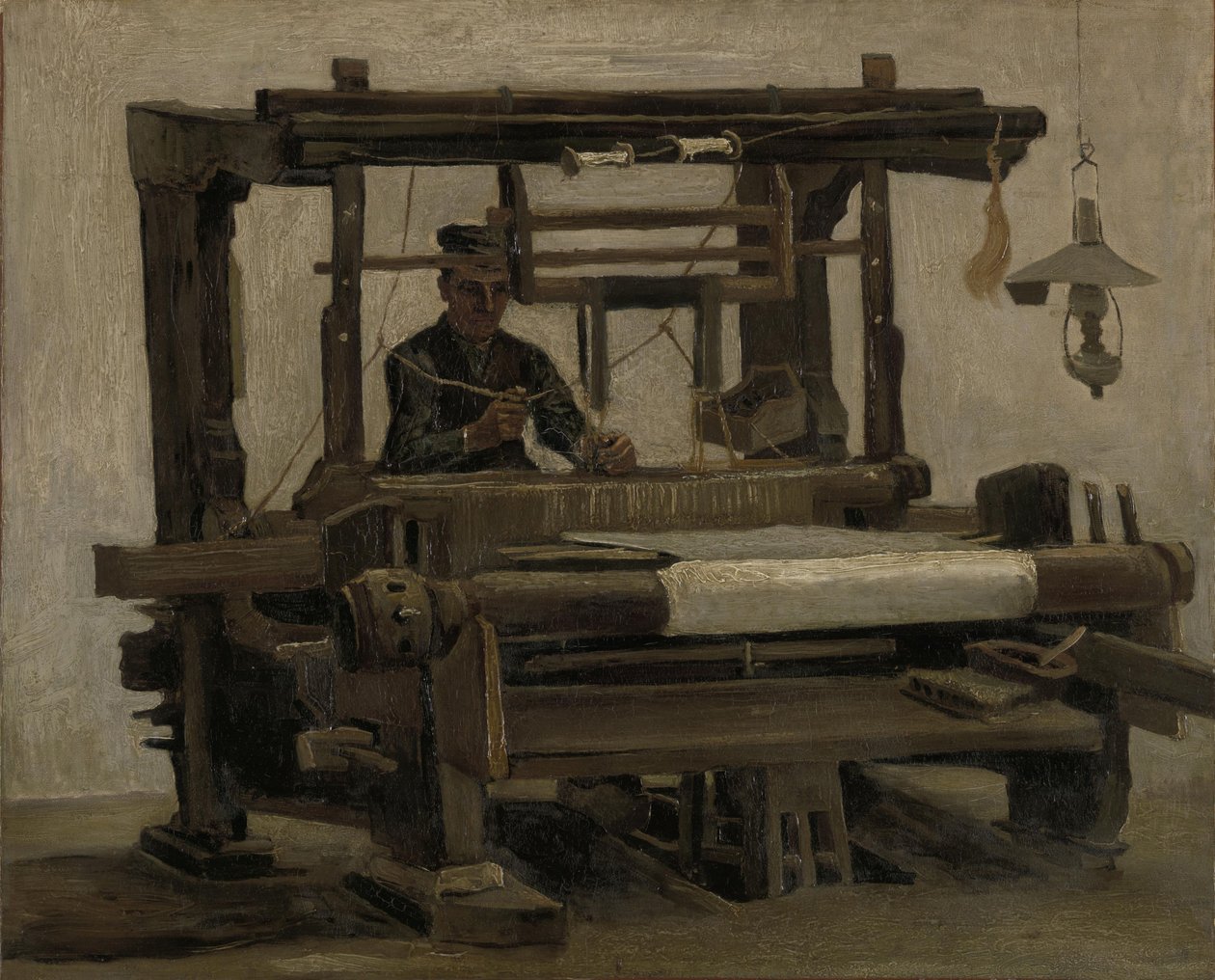 Takács a szövőszéknél, 1884. alkotó: Vincent van Gogh