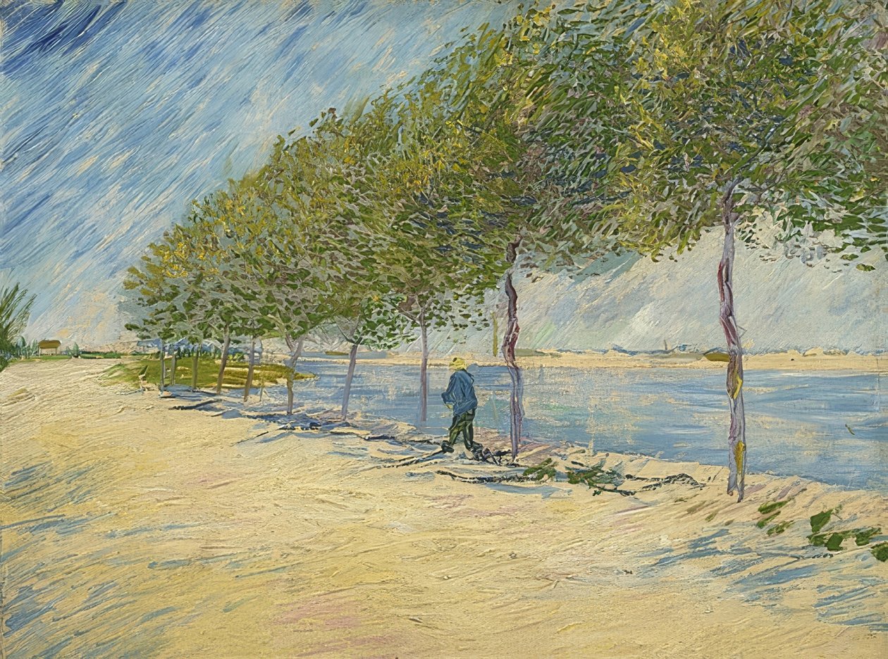 A Szajnán. 1887 alkotó: Vincent van Gogh