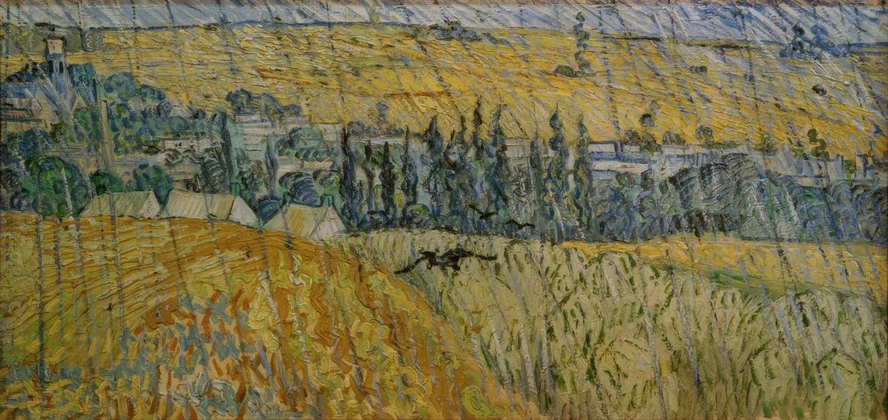 Auvers az esőben alkotó: Vincent van Gogh