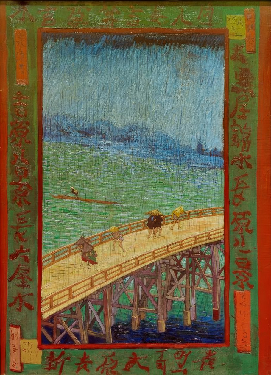 Híd esőben alkotó: Vincent van Gogh