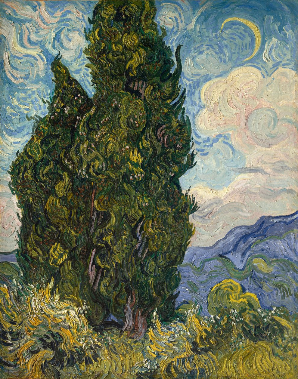 Ciprusok alkotó: Vincent van Gogh