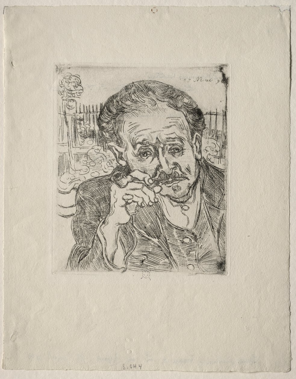 Dr. Gachet, 1890. alkotó: Vincent van Gogh