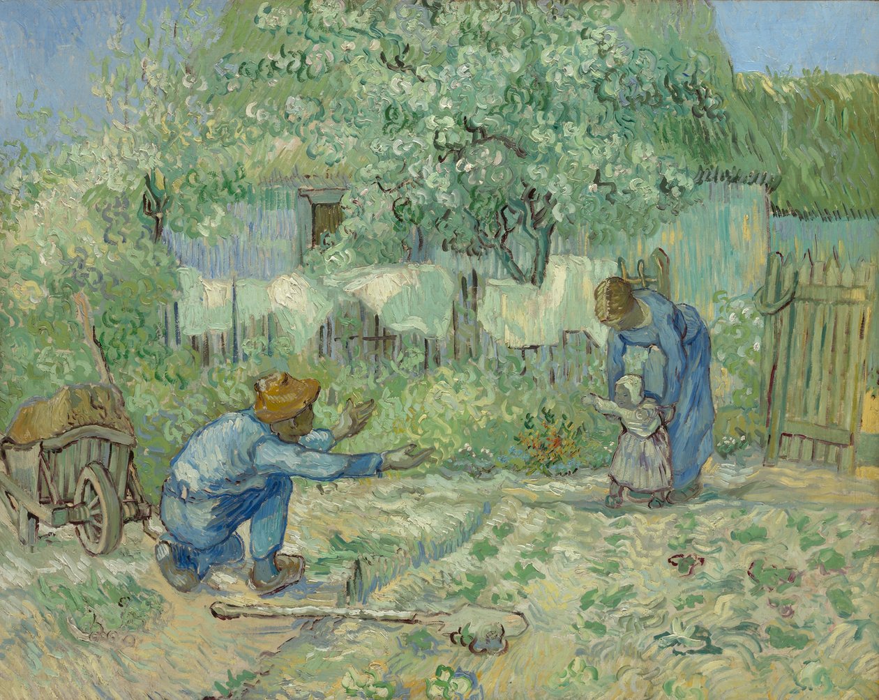 Első lépések Millet után alkotó: Vincent van Gogh