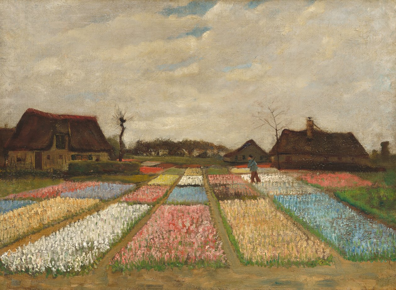 Virágágyások Hollandiában alkotó: Vincent van Gogh