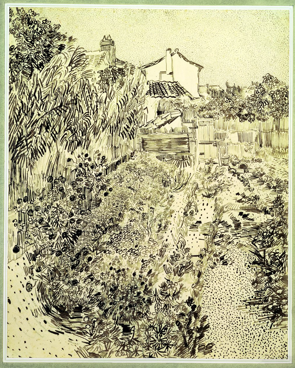 Virágos kert, 1888 alkotó: Vincent van Gogh