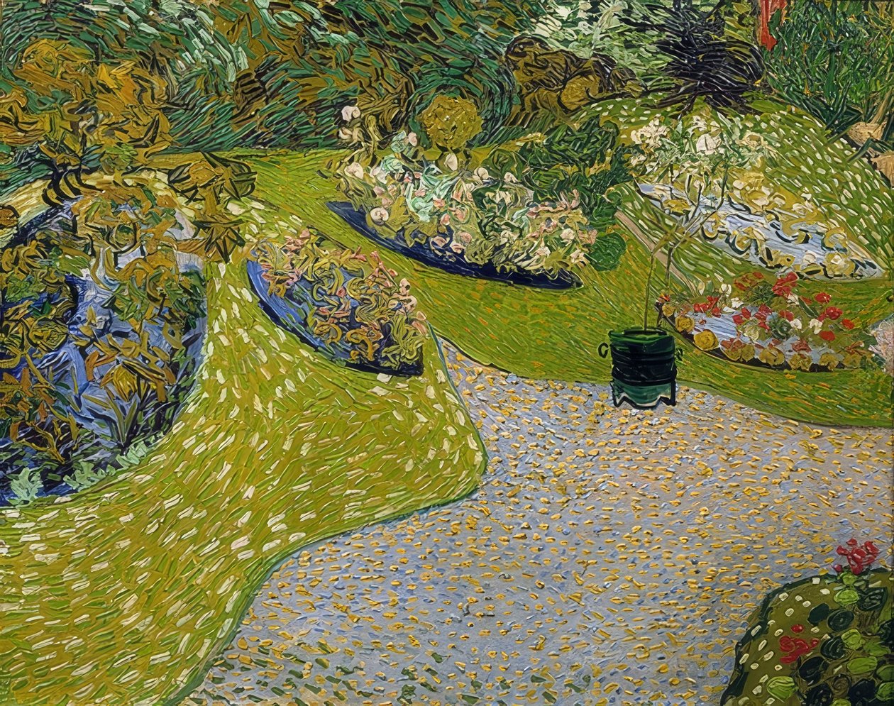 Kert Auversben. 1890 alkotó: Vincent van Gogh