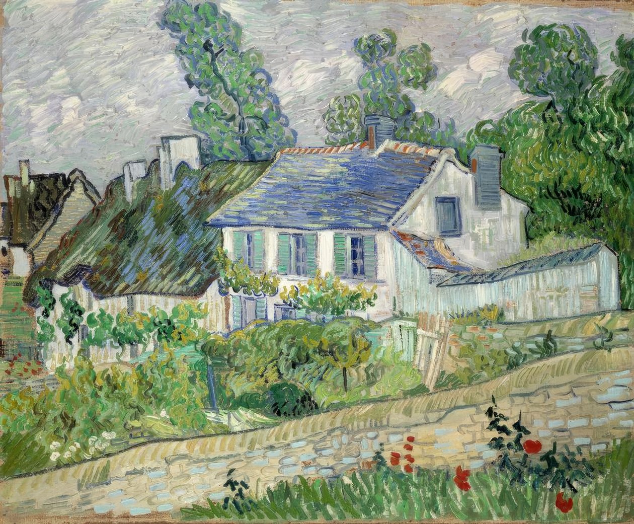 Házak Auversben alkotó: Vincent van Gogh