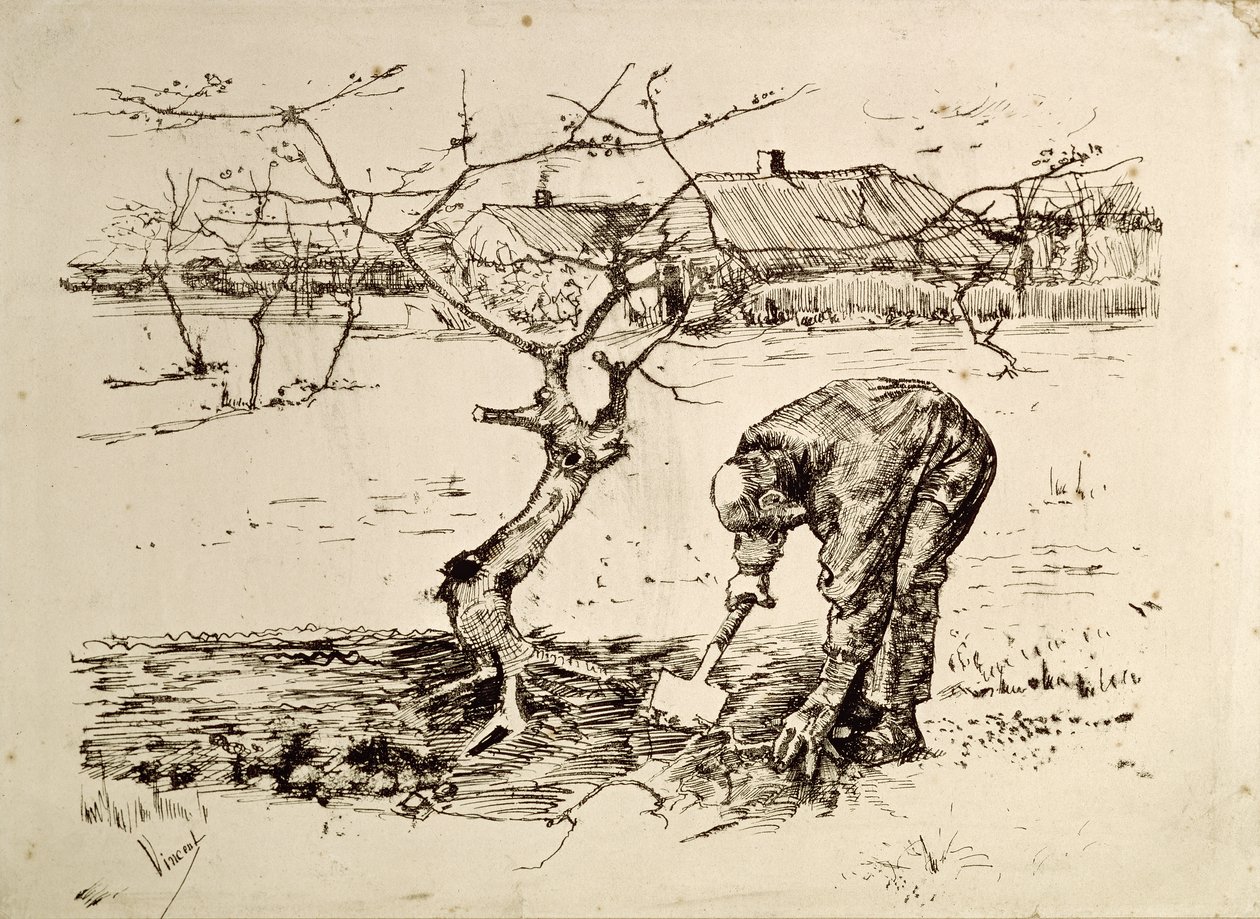 A gyümölcsösben 1883 alkotó: Vincent van Gogh