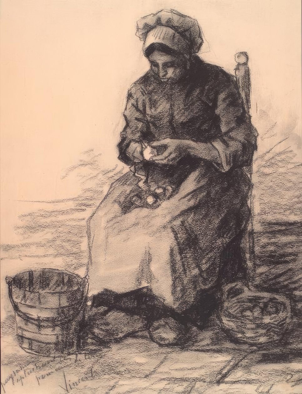 Krumplihámozó alkotó: Vincent van Gogh