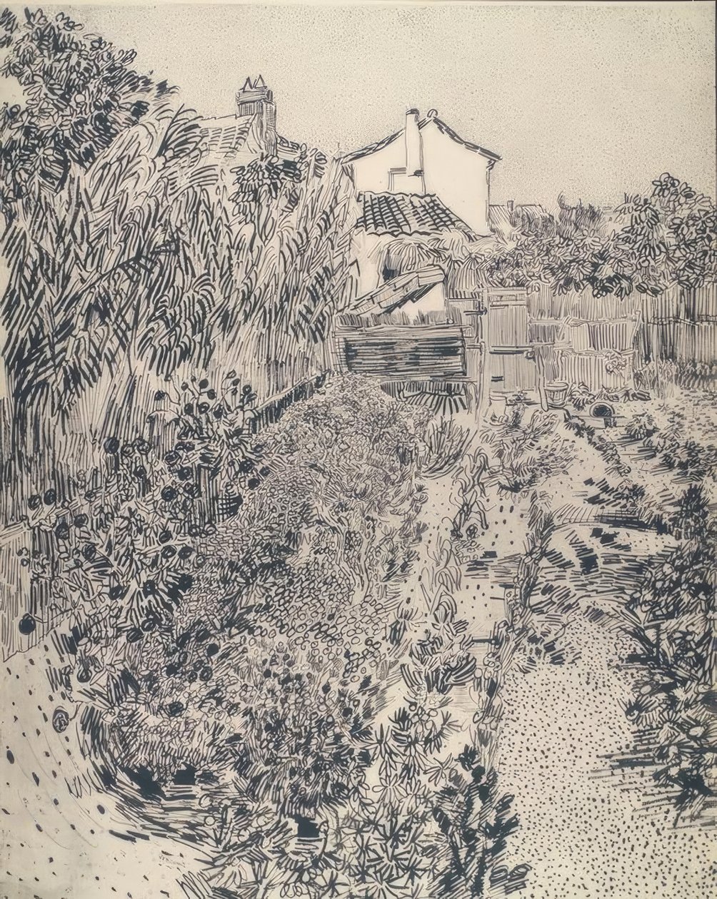 Kis házikó kertje alkotó: Vincent van Gogh