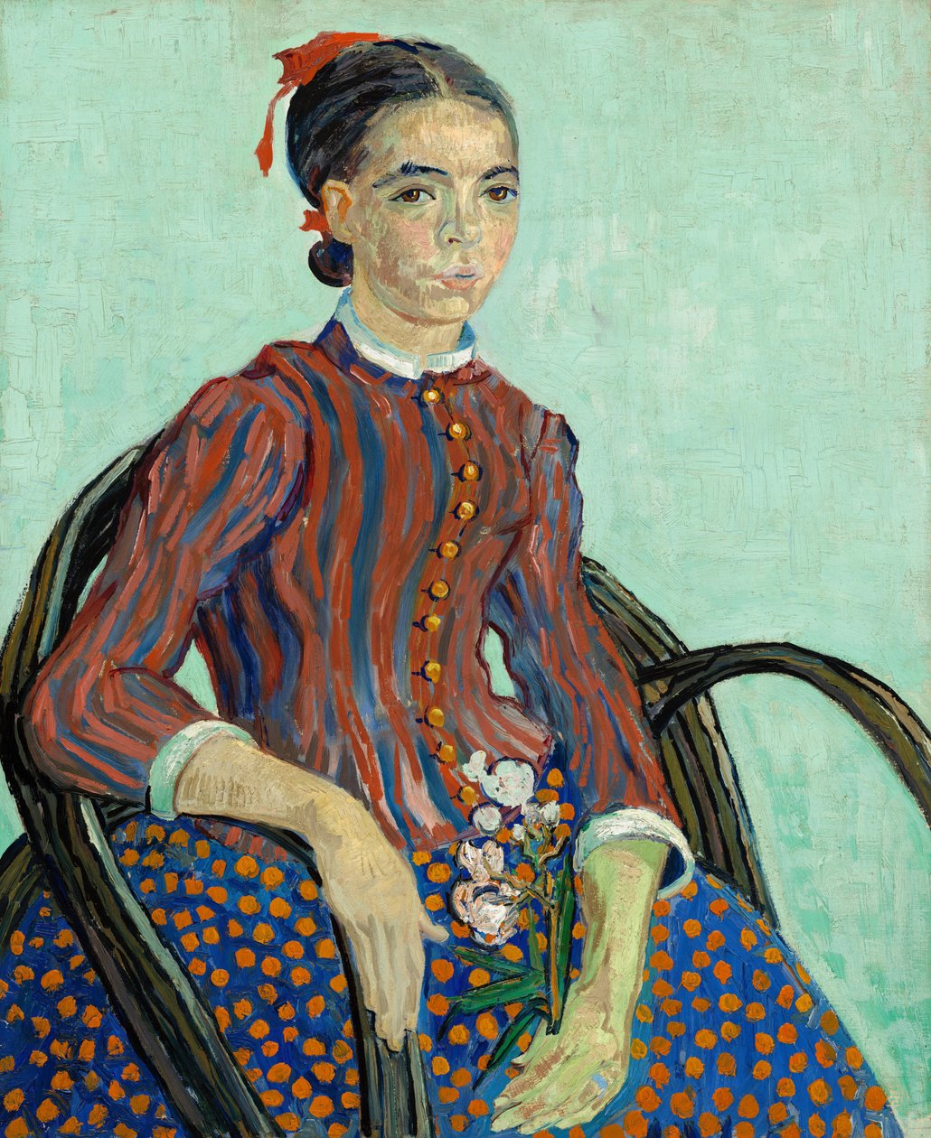 La Mousme, 1888. alkotó: Vincent van Gogh