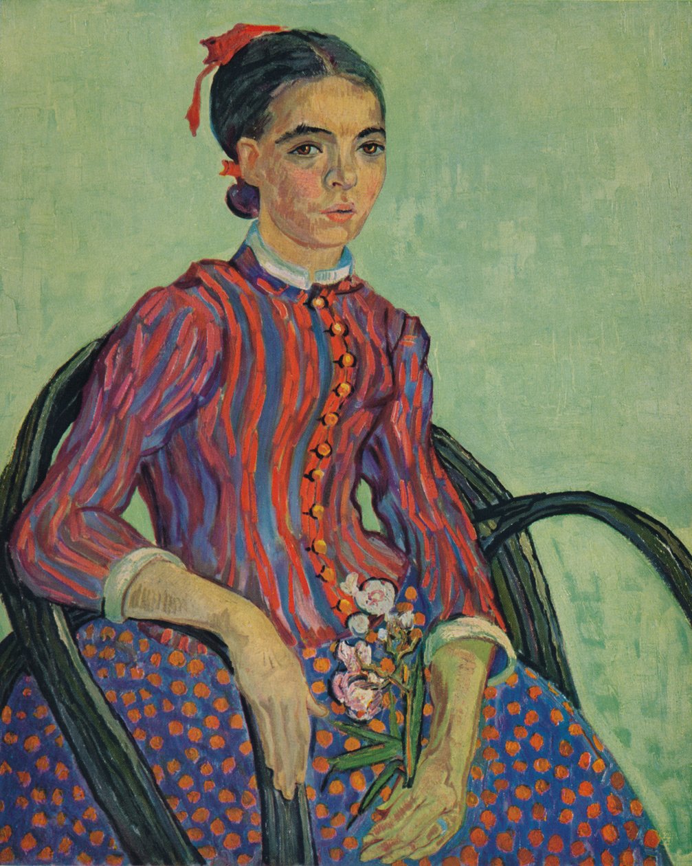 A Mousme, 1888 alkotó: Vincent van Gogh