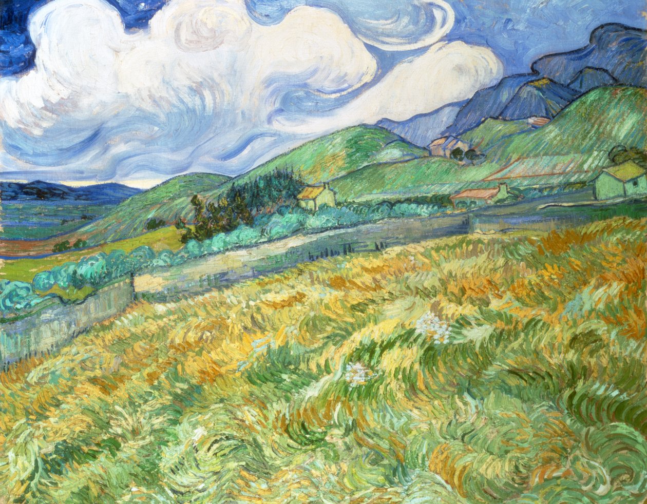 Táj Saint-Remy-ből alkotó: Vincent van Gogh