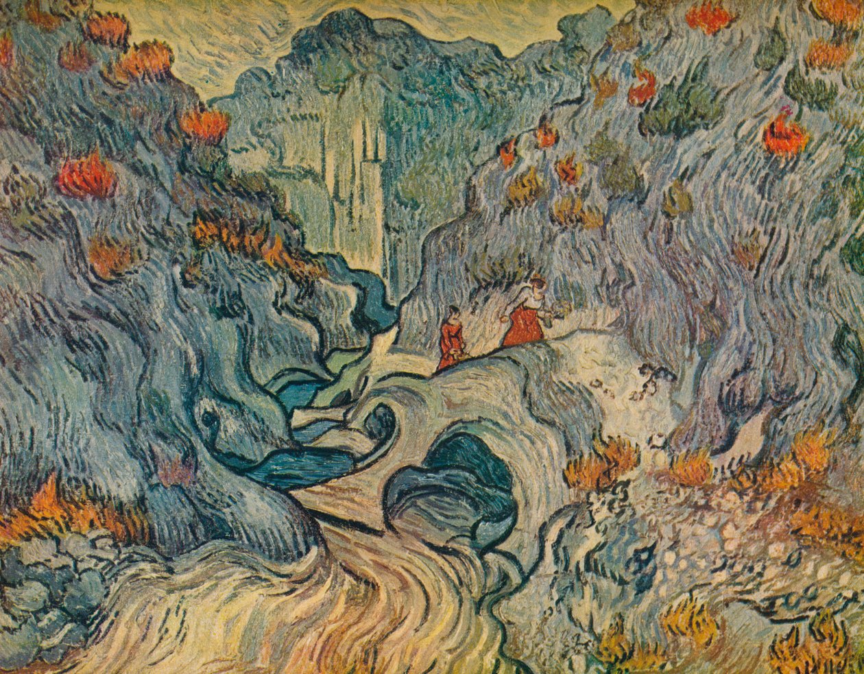 A szakadék, 1889 alkotó: Vincent van Gogh