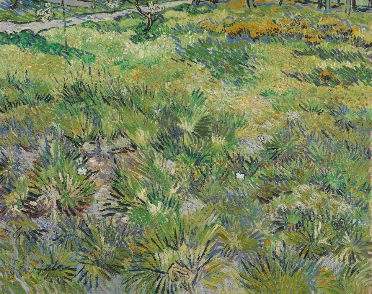 Hosszú fű pillangókkal, 1890 alkotó: Vincent van Gogh