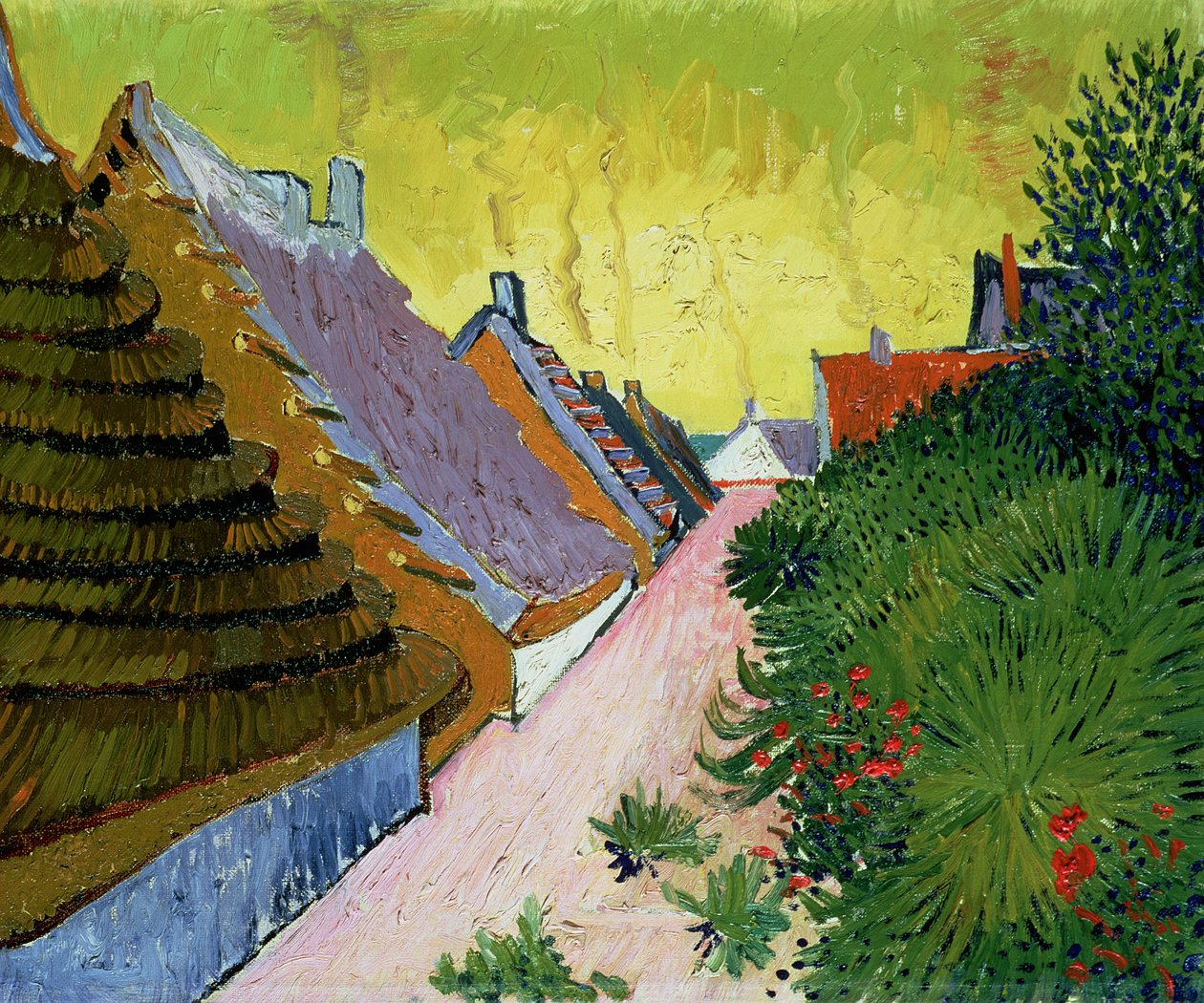 Parasztház Saintes-Mairies-ben, 1888 alkotó: Vincent van Gogh