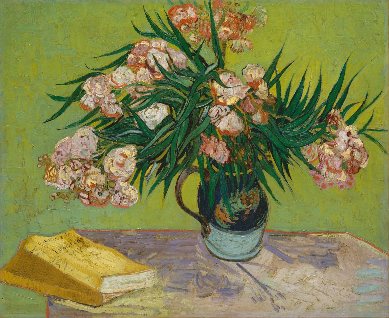 Oleanderek, 1888. alkotó: Vincent van Gogh