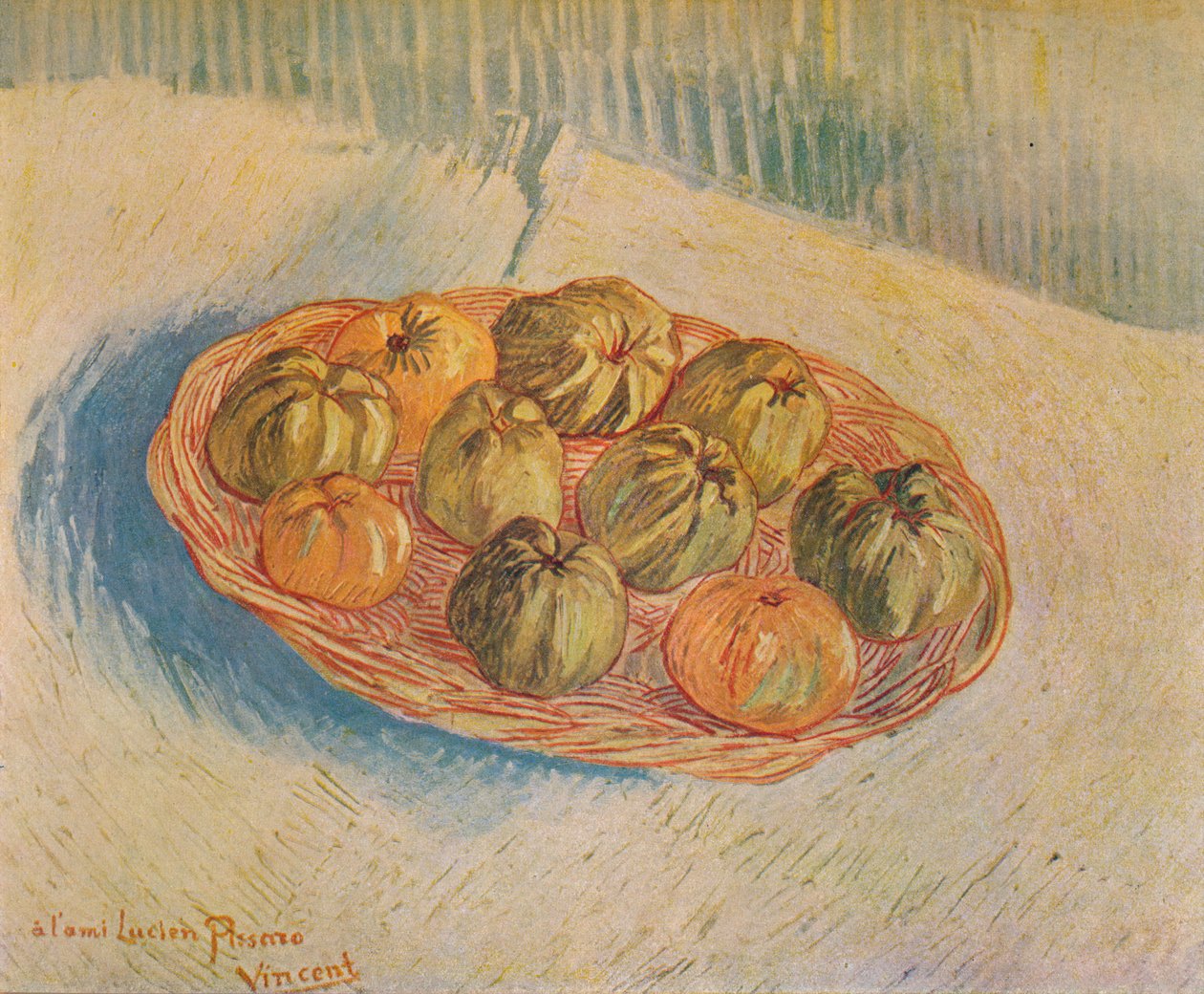 Almával töltött kosár, 1887 alkotó: Vincent van Gogh