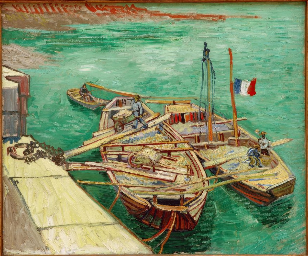 Rhonebarken alkotó: Vincent van Gogh