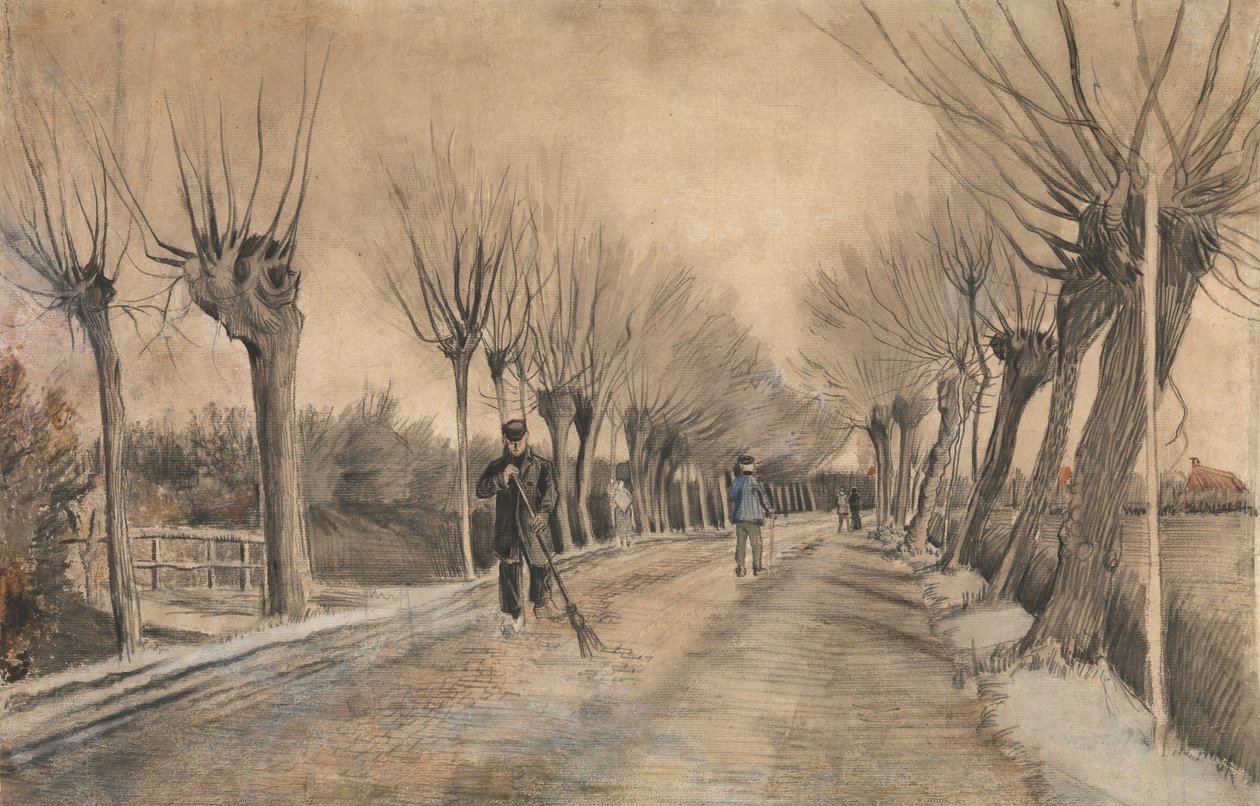 Road in Etten, 1881. alkotó: Vincent van Gogh